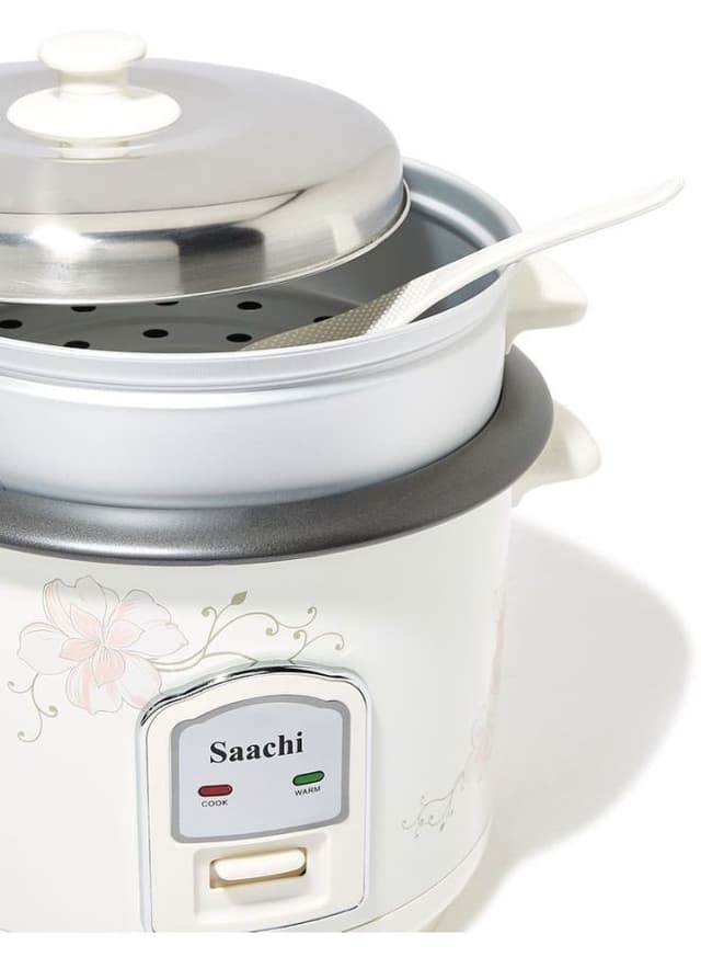 Saachi Rice Cooker 1.8Litre NL RC 5173 WH White/Silver