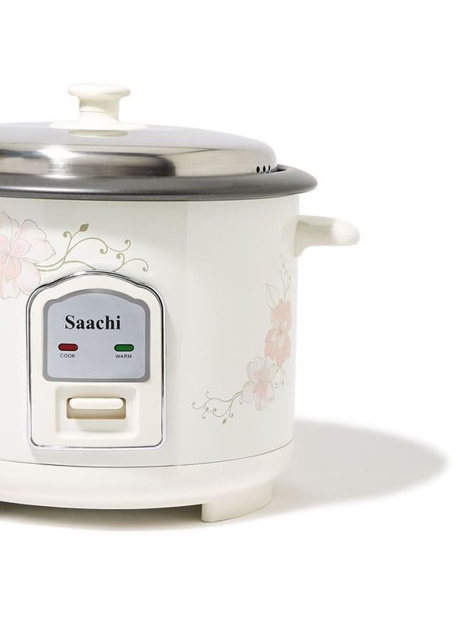 Saachi Rice Cooker 1.8Litre NL RC 5173 WH White/Silver