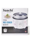 Saachi Rice Cooker 1.8Litre NL RC 5173 WH White/Silver