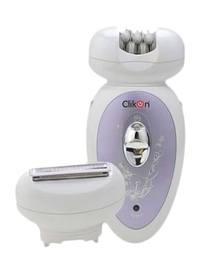ClikOn 2 Piece Shaver And Epilator Set White/Blue