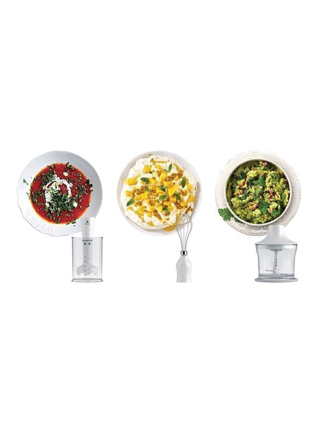 Kenwood Electric Triblade Hand Blender 600 W HDP104WG White/Clear
