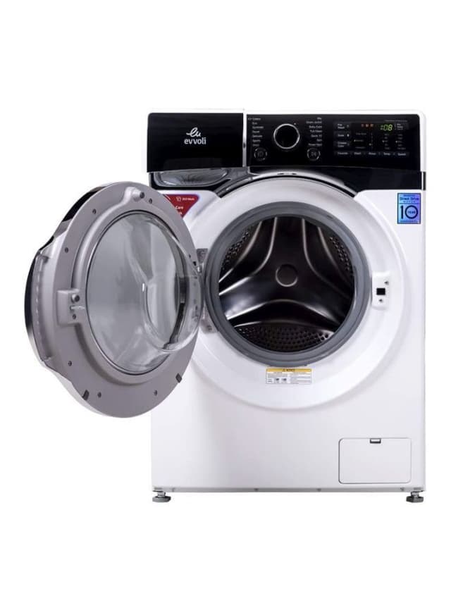 غسالة أتوماتيكية بسعة 9 كجم وقوة 2000 واط evvoli - Washing Machine