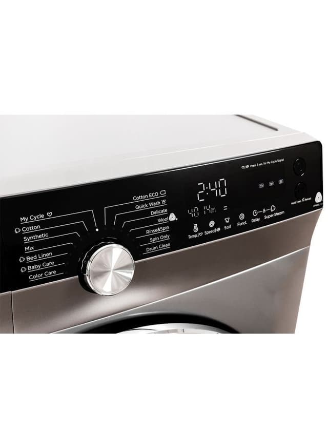 evvoli 1500 PRM Front Load Washing Machine 10 l 1950 W EVWM FBLE 1015S Silver