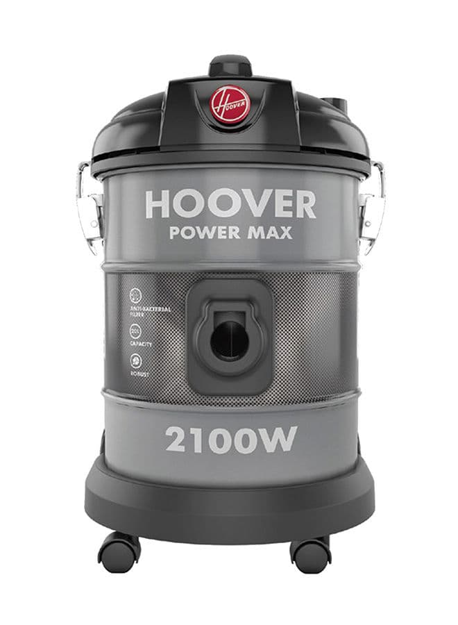 HOOVER Drum Vacuum Cleaner 20 l 2100 W HT87T2M Grey