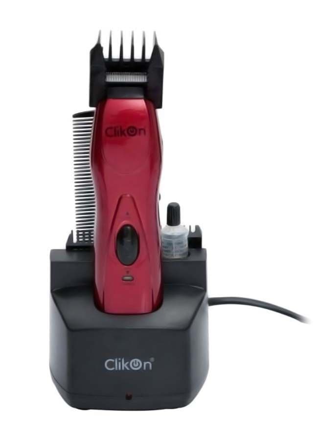 ClikOn 5 In 1 Hair Trimmer Kit Black/Red