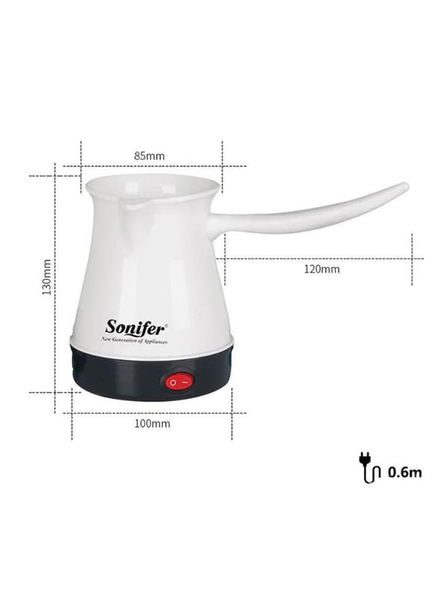 Sonifer Turkish Coffee Maker 1000W 1000 W 2724641314279 White/Black