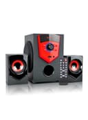 ISONIC 2.1 Channel Multimedia Speaker Set iS 474 Black/Red