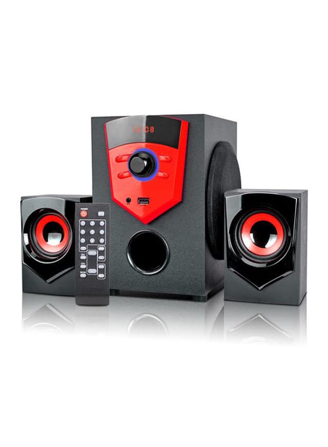 ISONIC 2.1 Channel Multimedia Speaker Set iS 474 Black/Red