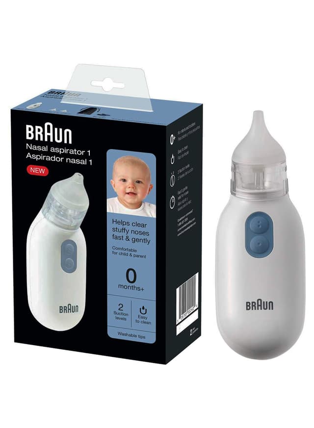 BRAUN Stuffy Noses Clear Nasal Aspirator