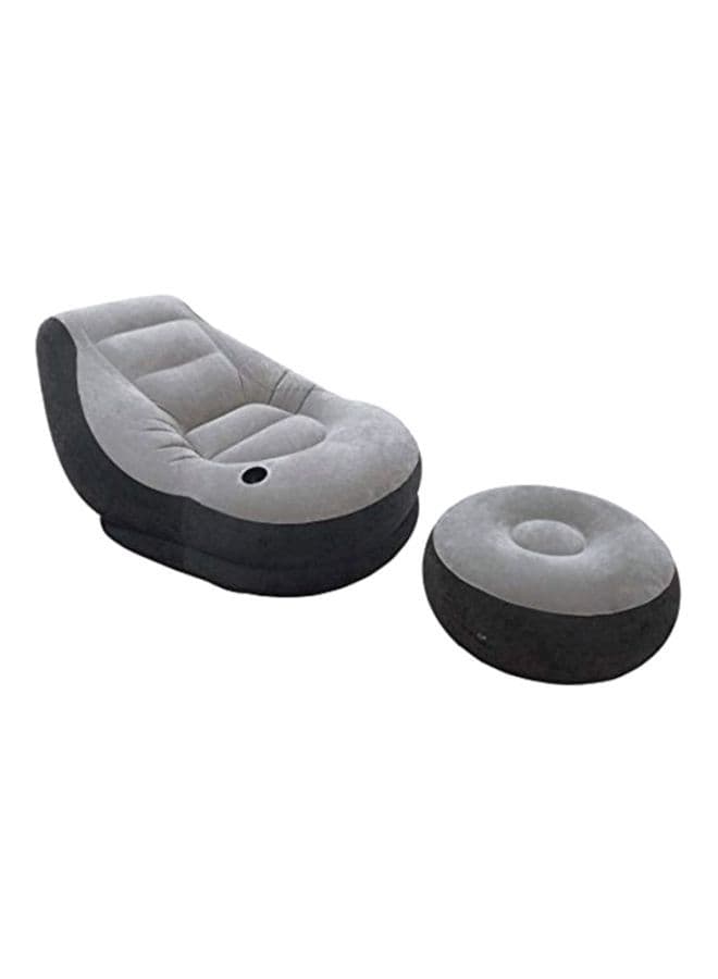 كرسي هوائي عدد 2  INTEX Inflatable Ultra Lounge Chair And Ottoman Set