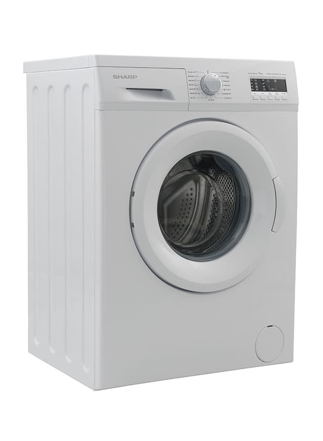 غسالة اوتوماتيك بسعة 7 كغ Washing Machine ES-FE710CZ-W من SHARP