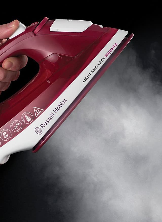 Russell Hobbs Steam Bright Iron 2400W 24820GCC Mulberry