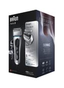 ماكينة حلاقة ( قابلة للشحن ) - اسود / فضي BRAUN - Series 8 Smart Sonic Technology Shaver Set