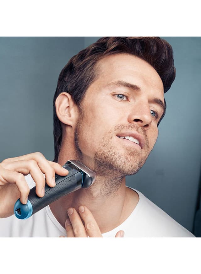 BRAUN Series 8 Smart Sonic Technology Shaver Set Silver/Black/Blue