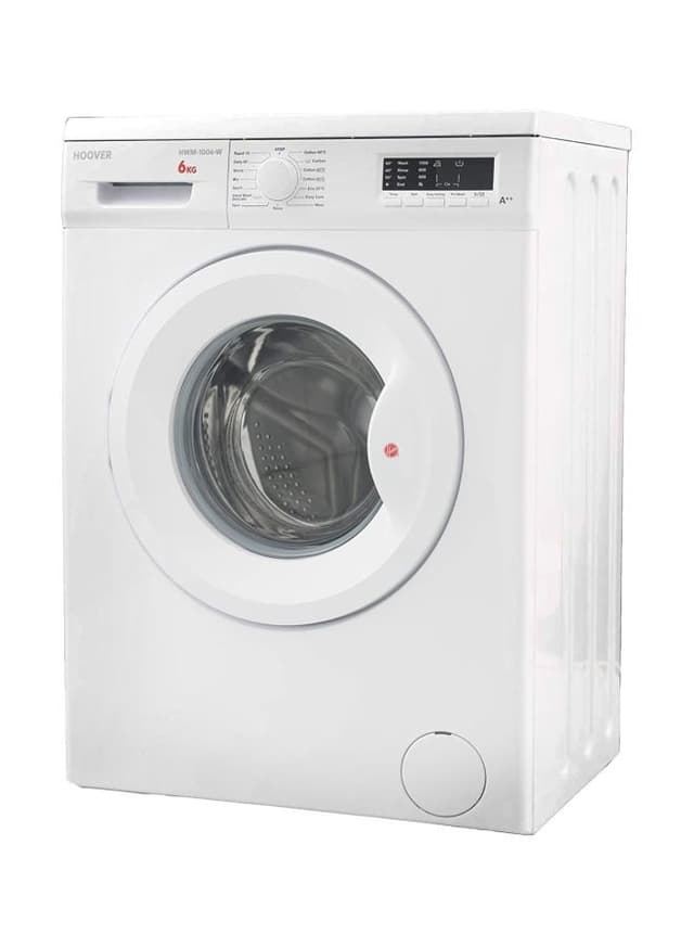 HOOVER Front Load Washing Machine 6 kg 6 kg HWM 1006 W white/Grey
