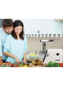 NIKAI Portable Meat Grinder 1200W 1200 W NMG744U White/Silver