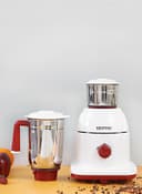 Krypton 2 In 1 Powerful Mixer Grinder 550W 550 W KNB5311 White/Red/Silver