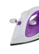Krypton Powerful Non Stick Soleplate Iron With Self Clean Function And Variable Steam Control 1200 W KNSI6071 White/Purple