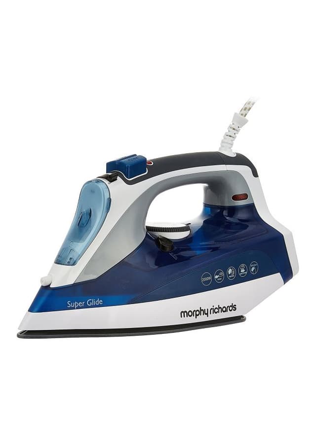 مكواة بخار كهربائية بقوة 2000 واط Super Glide Steam Iron - morphy richard