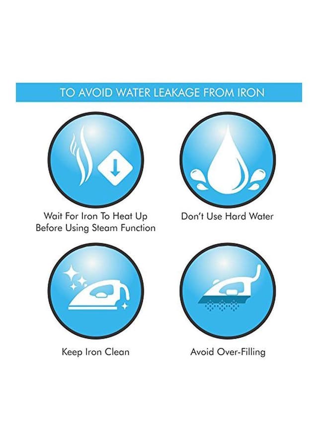 morphy richards Steam Iron 1250 W 500009 Red/White