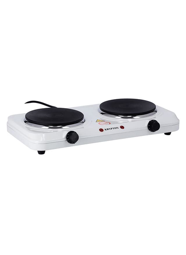 Krypton Double Burner Hot Plate 2000 W KNHP5306 White