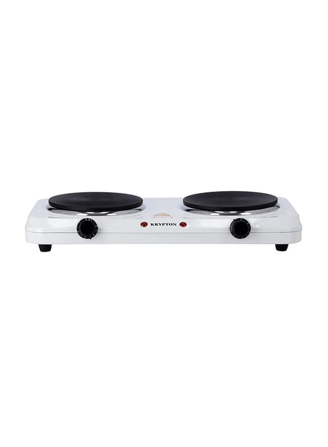 Krypton Double Burner Hot Plate 2000 W KNHP5306 White