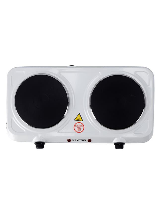 Krypton Double Burner Hot Plate 2000 W KNHP5306 White