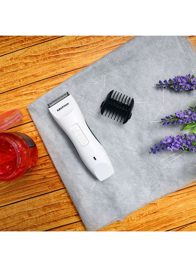 Krypton Rechargeable Hair Trimmer White 590g