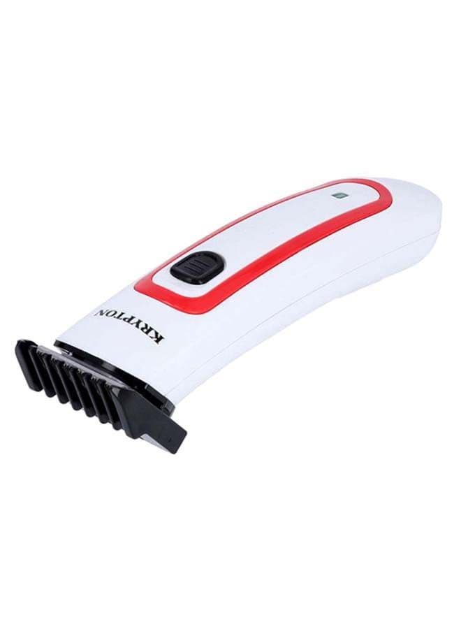 Krypton Rechargeable Hair Trimmer White/Black/Red