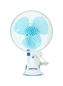 مروحة صغيرة متنقلة 35 واط أبيض/أزرق كريبيتون Krypton White/Blue 35 W Table Fan