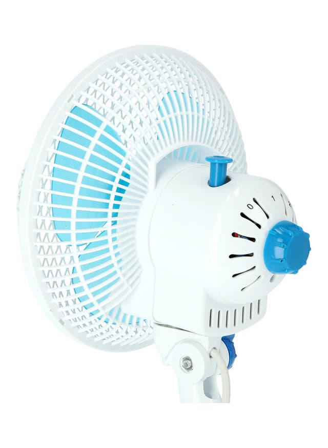 مروحة صغيرة متنقلة 35 واط أبيض/أزرق كريبيتون Krypton White/Blue 35 W Table Fan