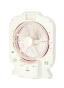 Krypton 12 Inch Rechargeable Box Fan With LED Night Light 60 W KNF111 White/Pink