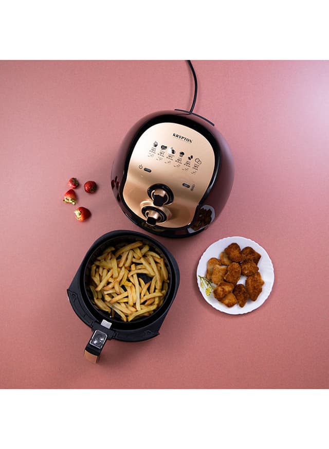 Krypton Air Fryer With Rapid Air Circulation System 3.5 l 1500 W KNAF6228 Rose Gold/Black