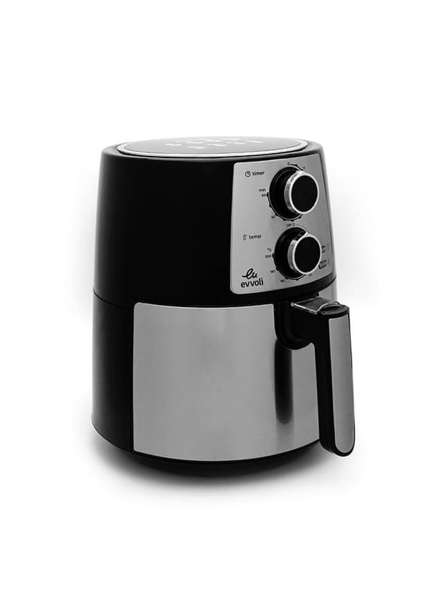 evvoli Air Fryer Timer And Adjustable Temperature Control With 2 Years Warranty 3.5 l 1400 W EVKA AF3501B Black/Grey