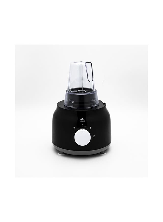 evvoli Food Processor With Blender & Grinder Different Functions Black With 2 Years warranty 2 l 600 W EVKA FP20B Black/Clear