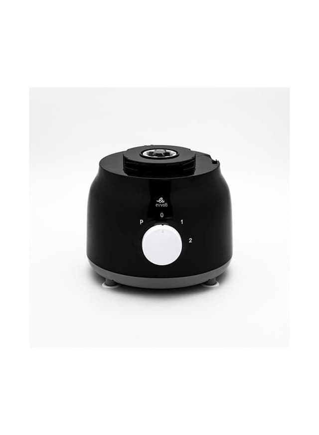 evvoli Food Processor With Blender & Grinder Different Functions Black With 2 Years warranty 2 l 600 W EVKA FP20B Black/Clear