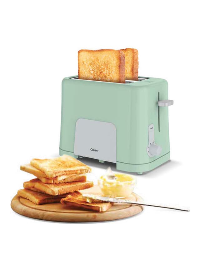 ClikOn 2 Slice Bread Toaster CK2435 Pastel Green