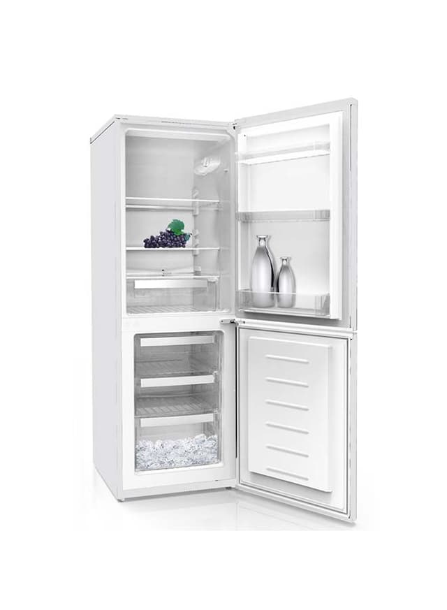 ثلاجة فريزر سفلي 245 لتر أبيض نوبل Noble White 245 L Bottom Freezer Refrigerator