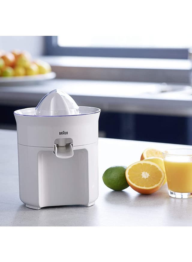 عصارة حمضيات ( 350 مل ، 60W ) - ابيض / شفاف  BRAUN - Tribute Collection White Citrus Juicer  CJ3050 Cl