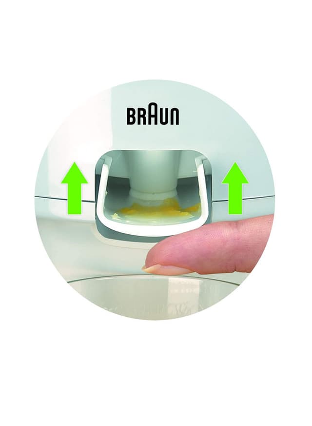 عصارة حمضيات ( 350 مل ، 60W ) - ابيض / شفاف  BRAUN - Tribute Collection White Citrus Juicer  CJ3050 Cl