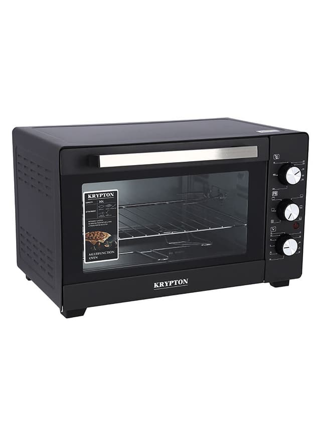 Krypton Electric Microwave Oven With Rotisserie Functions And Grill Function 30 l 1600 W KNO5324 Black