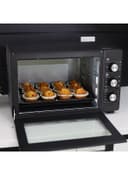 Krypton Electric Microwave Oven With Rotisserie Functions And Grill Function 30 l 1600 W KNO5324 Black