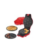 Saachi 3 In 1 Waffle/Donut/Cupcake Maker NL 3M 1565 RD 1000 W NL 3M 1565 RD Red