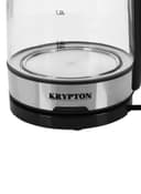 Krypton 2L Electric Cordless Glass Kettle 2 l 1500 W KNK6221 Black/Silver