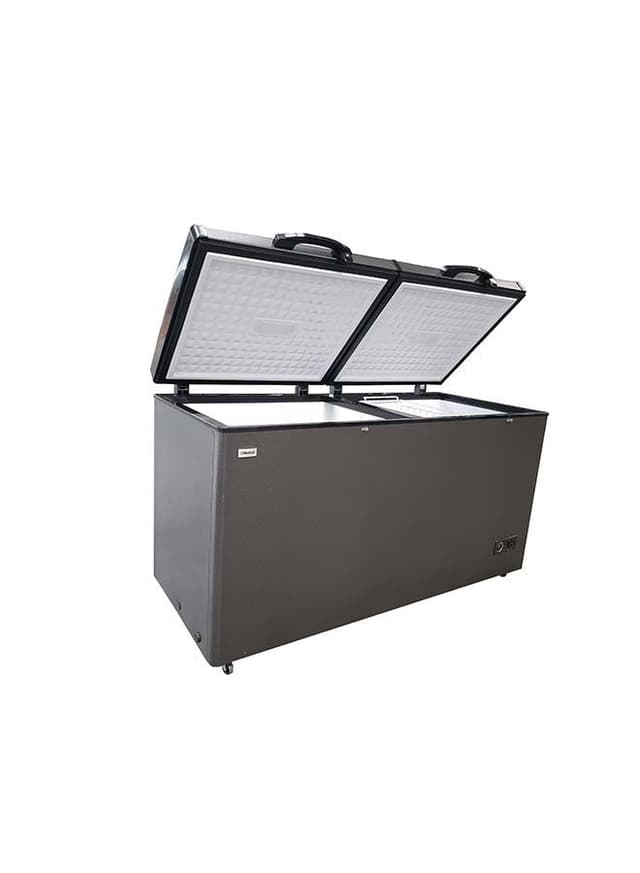 NOBEL Double Door Freezer Stone Gas R600A Outside Conderser 519 l 220 W NCF555 Stone Grey