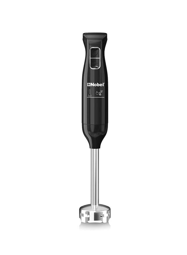 NOBEL Stick Blender With Stainless Steel Blades 2.65 kg 400 W NHB12 Black