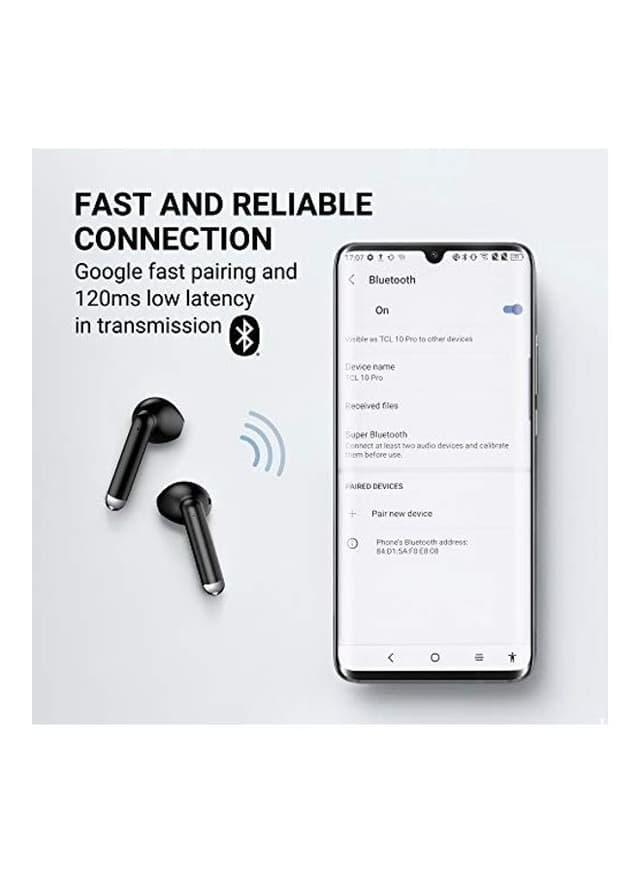 سماعات لاسلكية  Bluetooth In-Ear True Wireless Headphones TCL