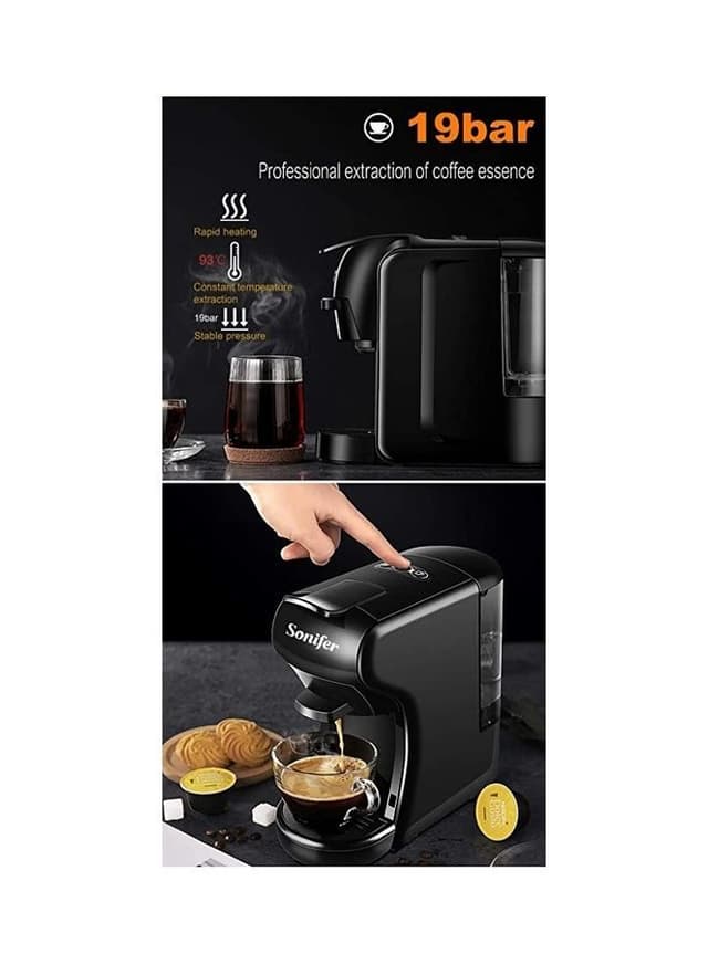 مكينة قهوة متعددة الكبسولات 3 في 1 كوب واحد سعة 700 مل سونفير Sonifer 700Ml One Cup 3 In 1 Multi Capsule Machine Coffee