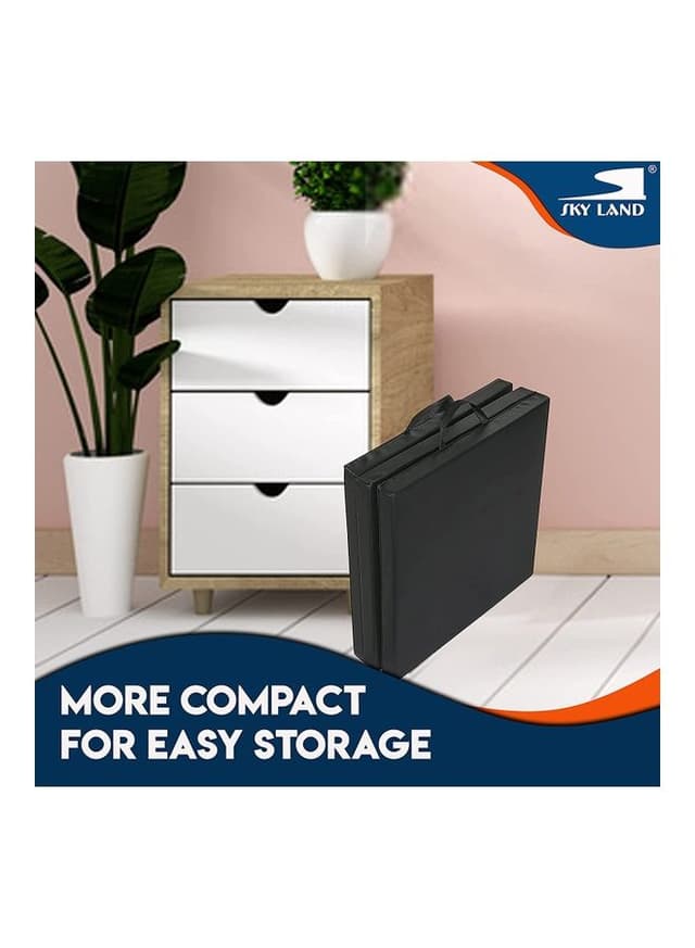 سجادة يوغا للتمارين الرياضية قابلة للطي محمولة وخفيفة الوزن مضادة للانزلاق سكاي لاند Exercise Mat foldable SkyLand