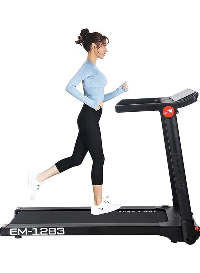 Skyland Foldable Motorized Treadmill With 12 Pre-Set Programs 146x74x111.5cm